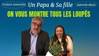 Je vous ai mis tous les extraits avant et après les fou rire avec papa @fredericambrosini 😂😉