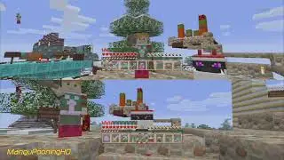 Jõulutaevakuubik Minecrafti jõulukalender 2022 Luuk 24 Jõulukuuse kaunistamine