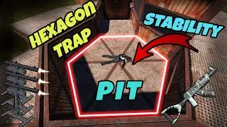The CRAZIEST HEXAGON Pit TRAP | Rust Stability Trap