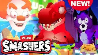 NEW! Clumsy Coffin Countdown | Smashers | Halloween Cartoons for Kids | Season 8