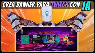 🟢Cómo hacer banner de twitch con IA // ¡GRATIS!🟢