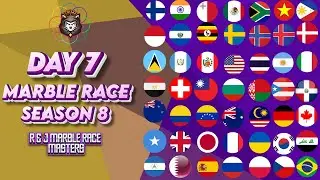 MARBLE RACE DAY 7 SEASON 8 in Algodoo / R & J MARBLE RACE MASTER