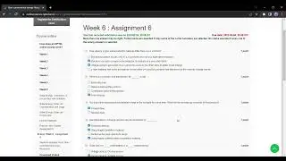 Non-conventional energy Resources || Nptel || Week 6 assignment solutions #nptel #assignment #2023