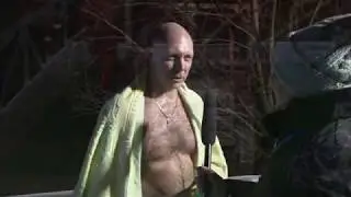 Крещенское купание в Москве.