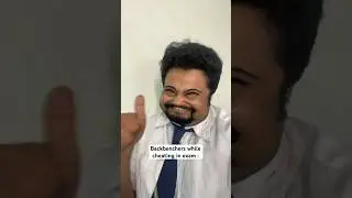 Backbenchers while cheating in exam 😂 #backbenchers #examcheating #shortstrend #shorts #schooldays
