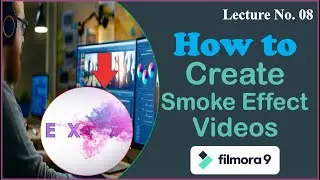 How to Make Smoke Text Effect in Video in Filmora | Lecture 08