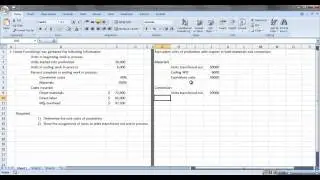 ACC 121 - Calculating equivalent units of production and applicable unit costs