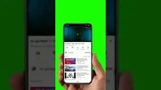 Mobile Green Screen Video (copyright) for making mobile frame video