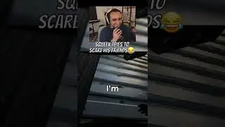 Squeex tries scaring his teammates