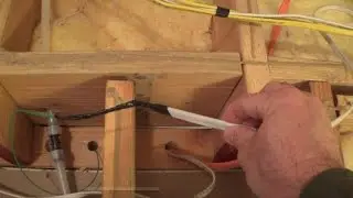 How to Fish Wire Down a Wall (from attic to crawl space)