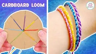 Cardboard Loom Bracelet | DIY Friendship Bracelets