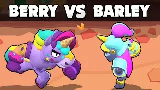 🦄BERRY VS BARLEY🦄 | 1 vs 1 | Brawl Stars