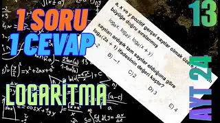 AYT 2024 - ÇIKMIŞ LOGARİTMA SORUSU