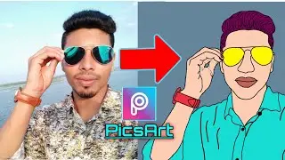 New Style Photo Editing || Cartoon Art in Picsart || Photo Editing Tutorial   #Best_Photo_editing