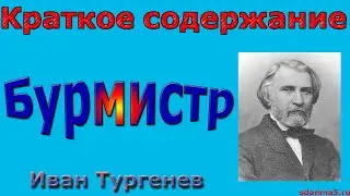 Краткое содержание Бурмистр, Тургенев
