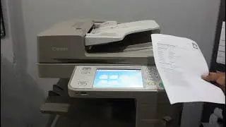 Mesin Fotocopy Canon iRA 4051 DADF | Cara Menghubungkan Laptop/PC dan Handphone ke Mesin Fotocopy