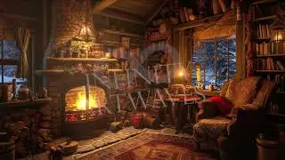 Cozy Winter Cottage Animated Background Video Loop | Twitch Stream, OBS TV Vtuber download Obs Zoom