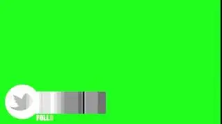 Social media animated green screen Twitter