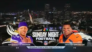 Sunday Night Football on NBC intro | MIN@DEN | 11/19/2023