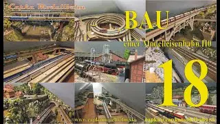 Bau 18 einer Modelleisenbahn H0