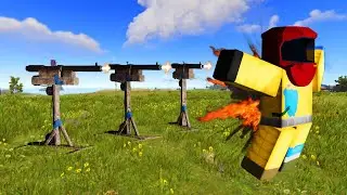 I trapped the whole server in ROBLOX rust