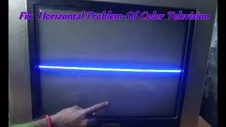 How To Repair Horizontal Lines Of Color Television (Part 1) - Bengali Tutorial