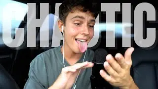 ASMR Chaotic Spit Painting (SUPER INTENSE) fast and aggressive
