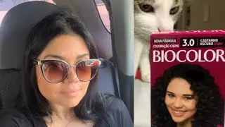 Tintura Biocolor castanho escuro, é boa ou não ? #tingindoemcasa  #biocolor  #escurecendoocabelo