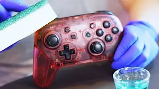 Cozy Controller Cleaning ASMR: Restoring My Greasy Pro Controller Back to Life 🎮✨