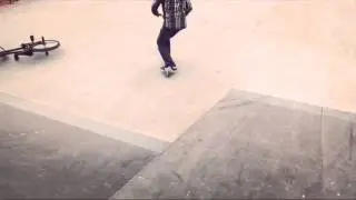 Feeble grind на самокате