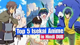 Top 5 Isekai Anime in Hindi DUB on Crunchyroll ✨