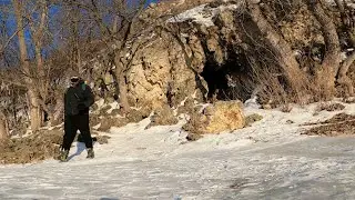 🧊🧭 Ice trails at the foot of Bald Mountain | Samara, Russia 🇷🇺 4k