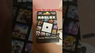 I was pretty busy sorry 😞 #roblox #freerobux