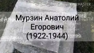 Мурзин Анатолий Егорович (1922-1944) младший сержант