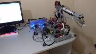 Robot Arm 6 DOF  teaching learning  function ATmega2560 Arduino pt 2