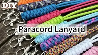 Cara Membuat Tali Lanyard Case HP , ID Card | Paracord Lanyard Tutorial