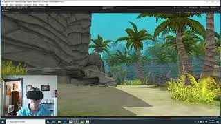 Hand Painted Island In VR