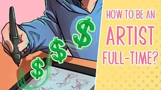 HOW TO turn ART into a FULL-TIME job? | Income sources for artists