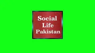 Social Life Pakistan Logo Green Screen Animation