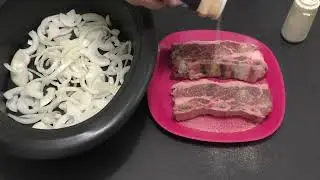 Beef Short Ribs In The Roaster Oven. Edited