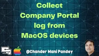 Collect Intune Company Portal log from MacOS devices