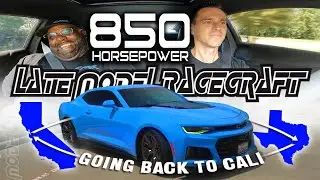 Going back to Cali in his 850HP ZL1 - built by Late Model Racecraft