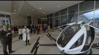 AmuLed  with ITG in Santiago de Compostela and Lugo First flight of a taxidrone in Spain