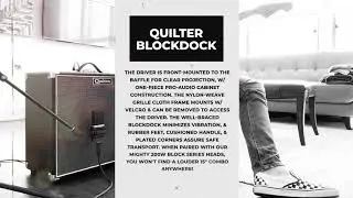 Quilter BlockDock 15 and Overdrive 202 Block