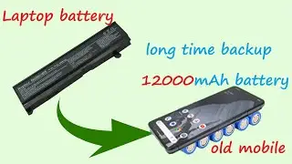 laptop battery into the mobile. Android 12000 mah battery