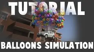 Balloons simulation in Blender   Rigid bodies tutorial