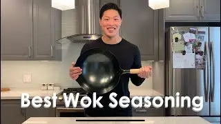 How to Season New Wok at Home | Best Wok Seasoning | Non-stick Wok for Homemade Asian Cuisines