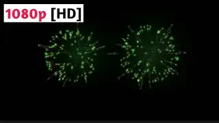 Green Fireworks Overlays
