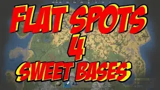 RUST | How to find flat spots for sweet bases | Base Design