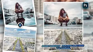 City Reflection Manipulation Tutorial #photoshopmanipulation #photoshoptutorial #city #reflection